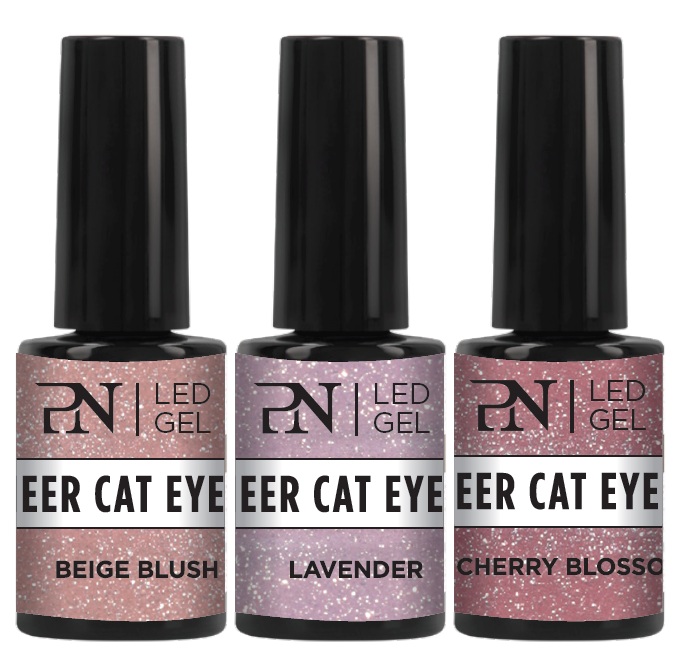 PN Kit gel efecto Sheer Cat Eye 3 x 6 ml + iman PV25