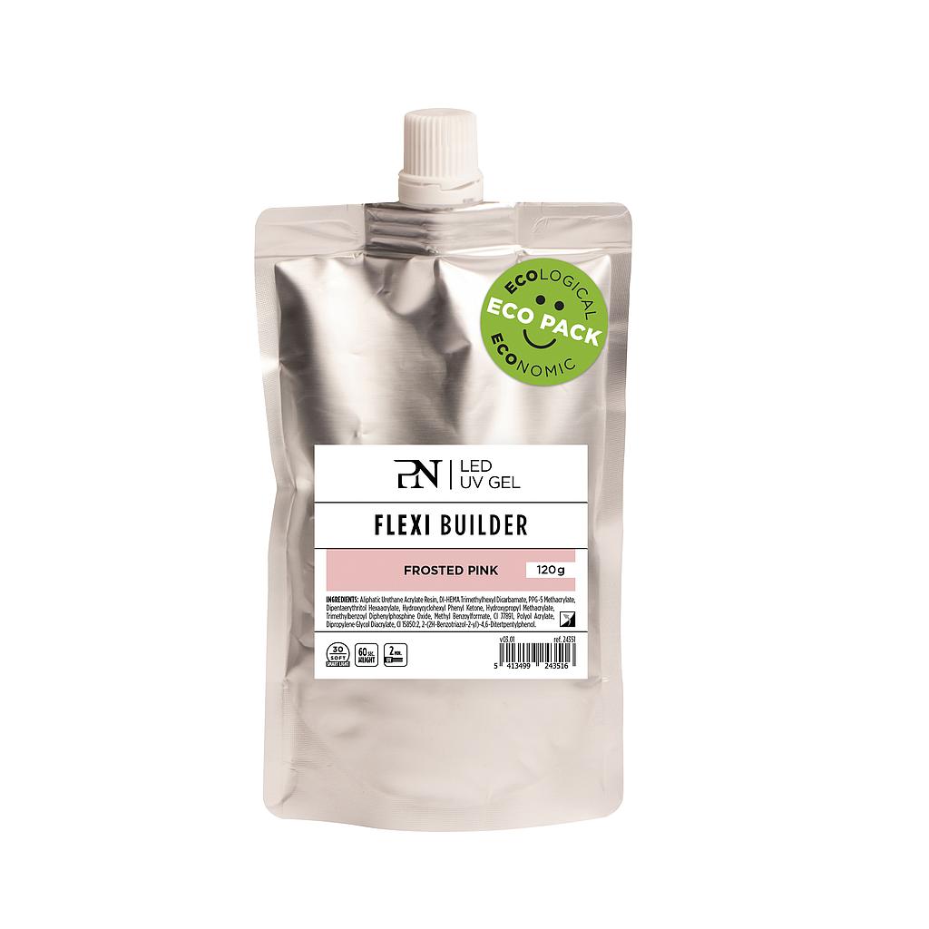 PN Gel Constructor Flexible Frosted Pink LED/UV relleno 120 grs NEW