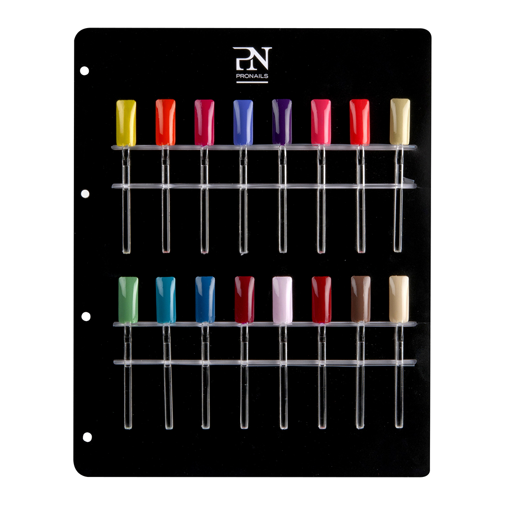 PN Hoja de Presentacion para 16 Colour Sticks - 10 uds hasta fin de existencias