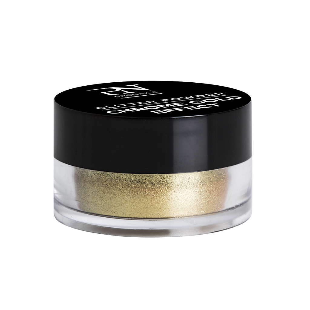 PN Glitter Efecto Cromo Dorado 2 grs