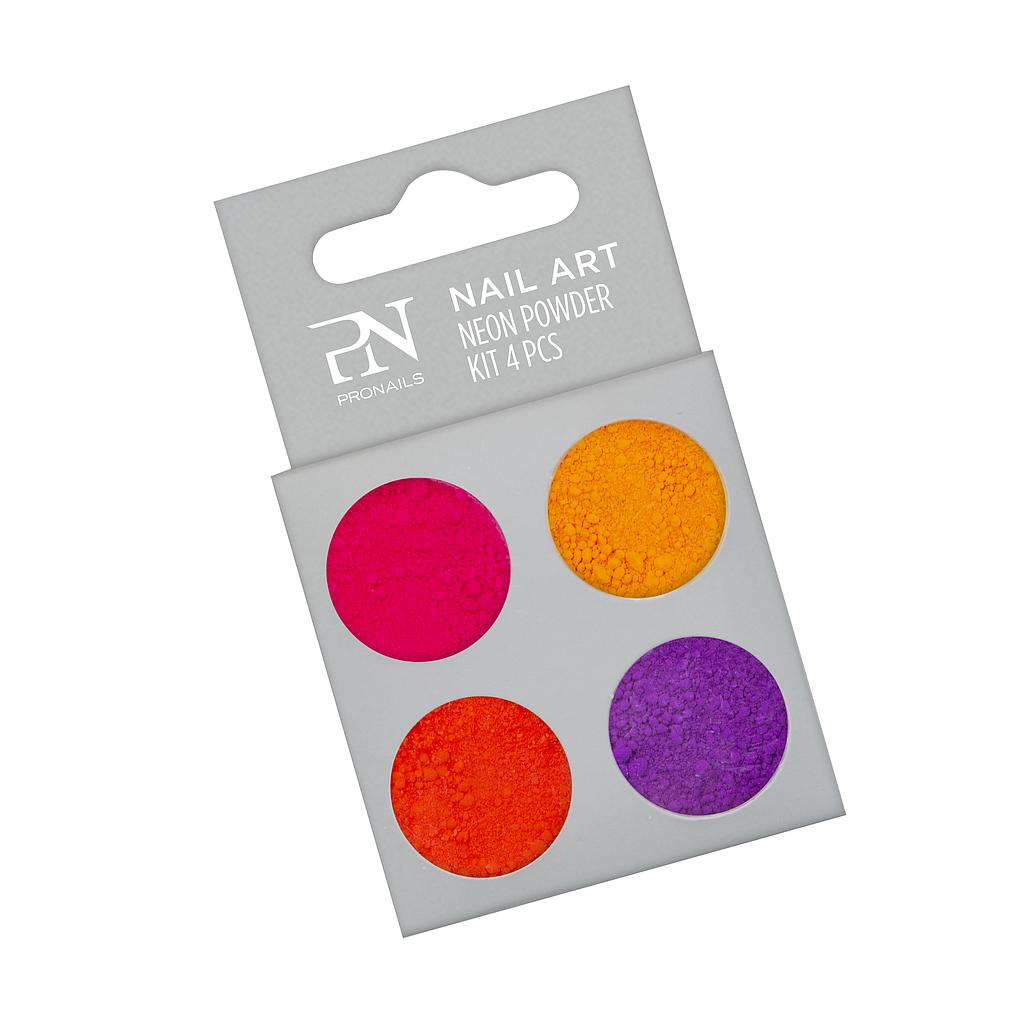 PN Glitter Efecto Neon - kit 4 uds