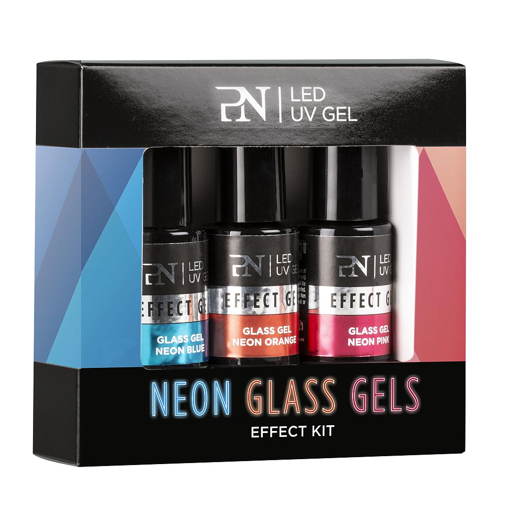 PN Kit Gel Efecto Neon Glass 3 uds hasta fin de existencias
