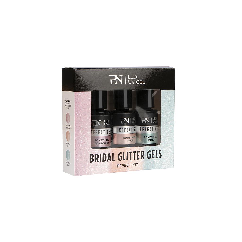 PN Kit Gel Efecto Bridal Glitter 3 uds hasta fin de existencias