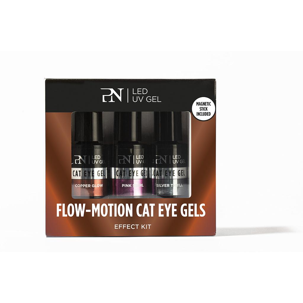 PN Kit Gel Efecto Flow Motion Cat Eye 3 uds hasta fin de existencias