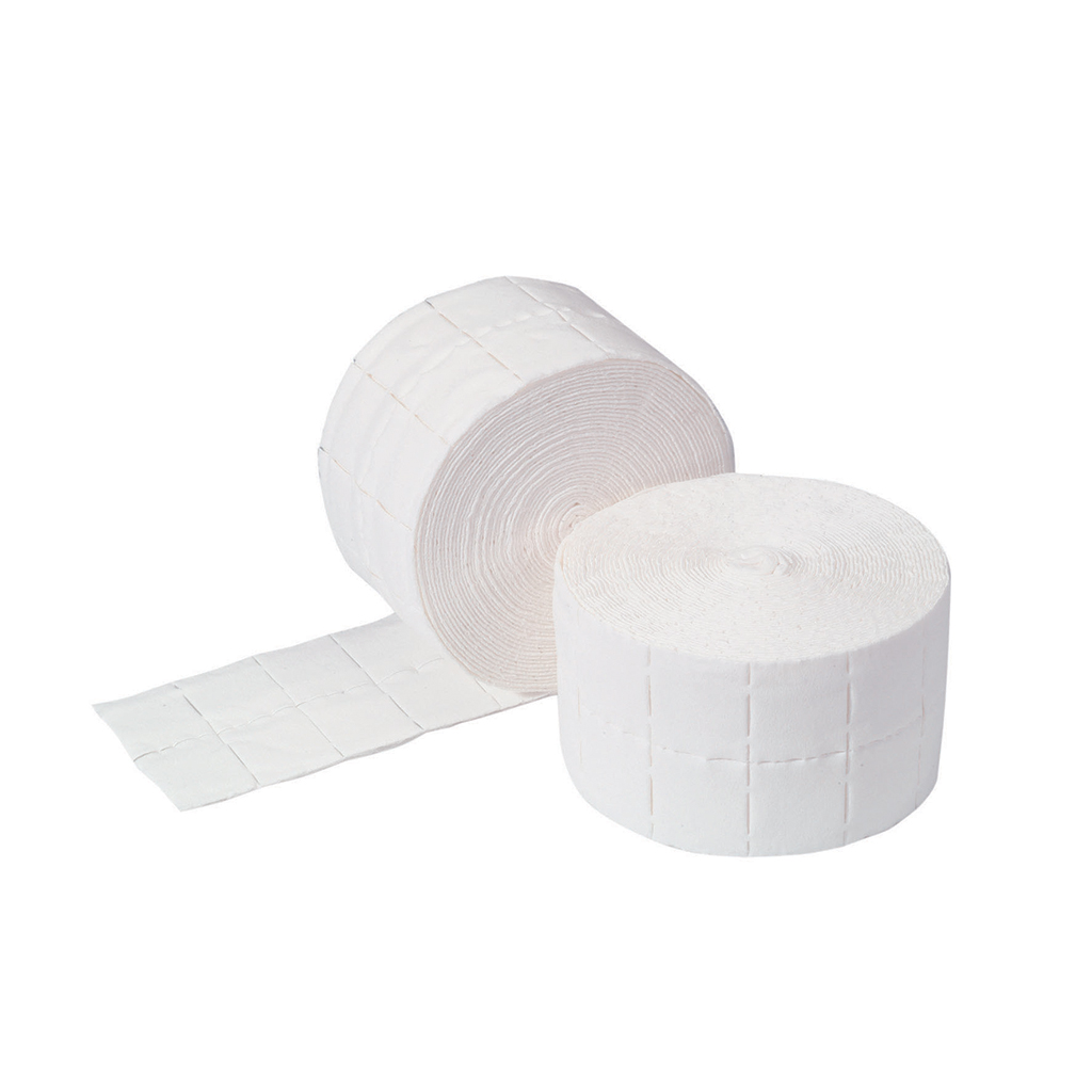 PN Cosmetics Pads Cuadrados 500 uds - 2 rollos