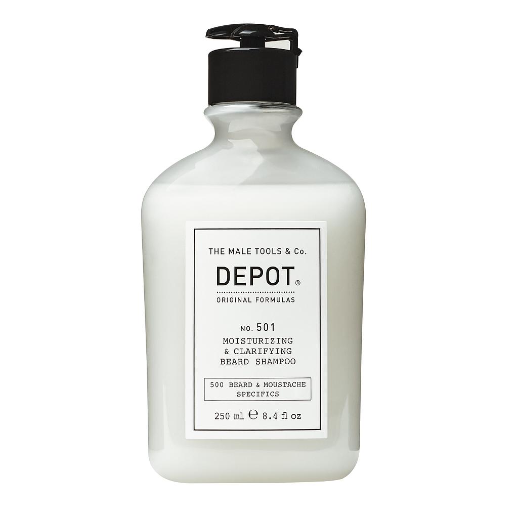 No.501 MOISTURIZING &amp; CLARIFYING BEARD SHAMPOO .250ML