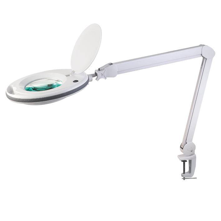 LUPA LED 5 DIOPTRIAS CON MORDAZA PARA MESA