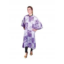 CAPA CORTE BLANCO-LILA CIERRE CORCHETE