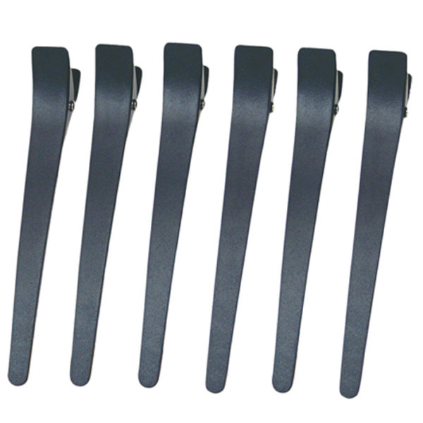 PINZA PLASTICO NEGRO 6 uds