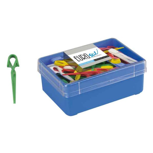 PINZA PLASTICO PEQUEÑA 60 uds