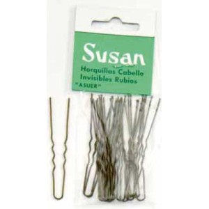 HORQUILLA RUBIO BOLSA 18 uds SUSAN INVISIBLE cx50