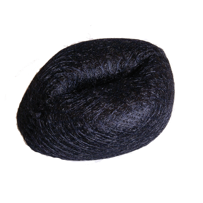 RELLENO MOÑO REDONDO GRANDE NEGRO