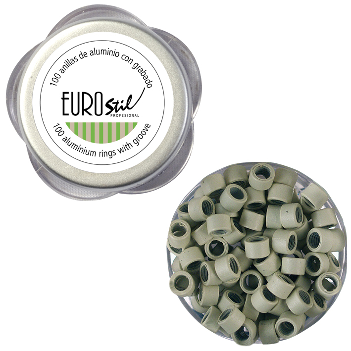 ANILLA EXTENSIONES RUBIO PLATINO 100 uds