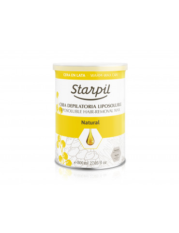 CERA CON BANDA PINO NATURAL LATA 800 gr STARPIL cx12