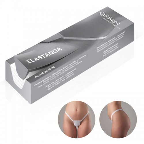 TANGA MUJER ELASTANGA BLANCO 100uds