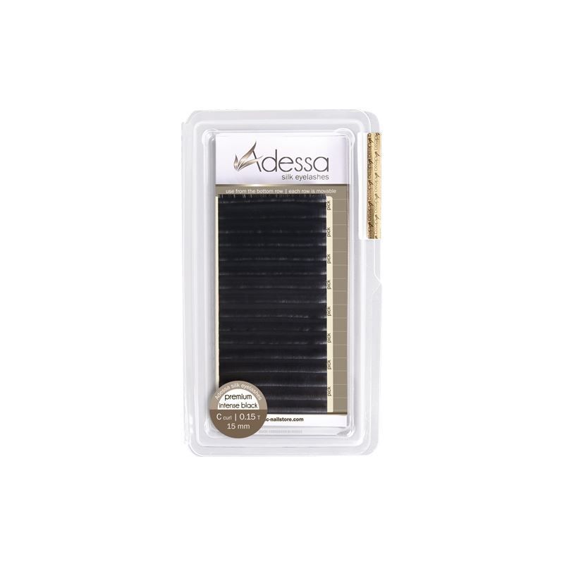 Adessa Silk Lashes Tray, C-Curl, 0,15/14mm 16 filas