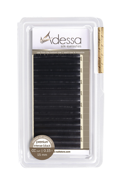 Adessa Silk Lashes Premiun CC 15mm 0,15 16 filas hasta fin de existencias
