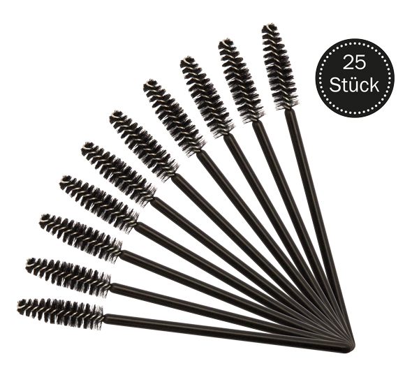 Adessa Mascara Brush, 25er Pack punta negro