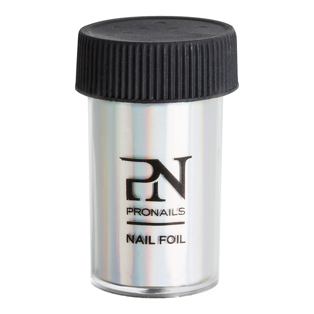 PN Nail Foil Iridescent silver 1,5m hasta fin de existencias