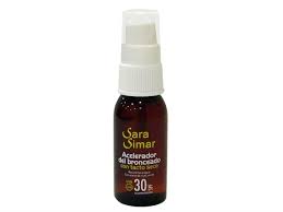 ACELERADOR BRONCEADO 30 ml SPF-30 TACTO SECO SOLAR SIMAR Hasta fin de existencias cx24