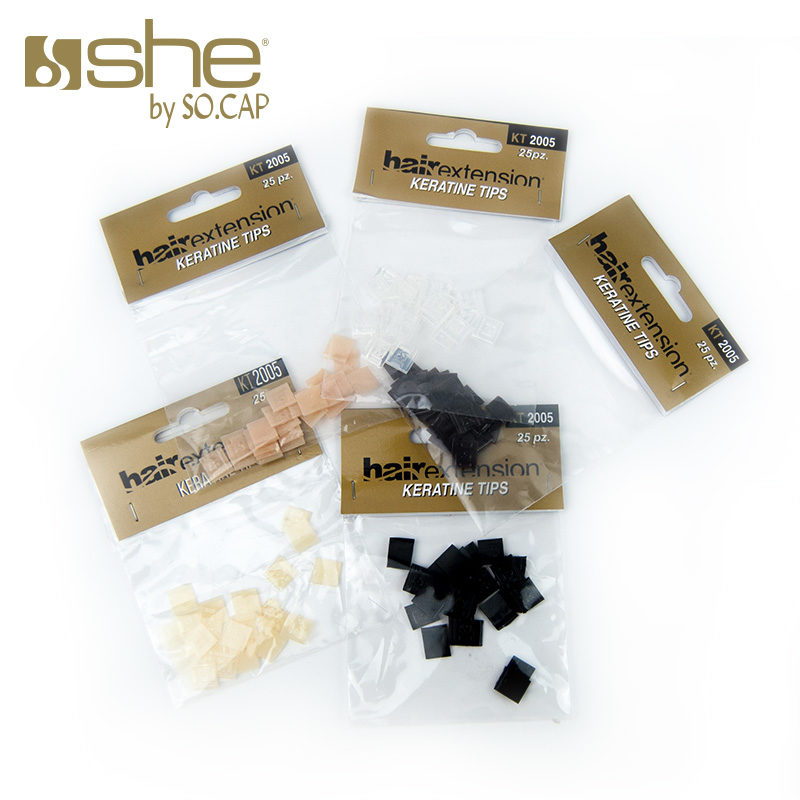 UÑA KERATINA RUBIO bolsa 25uds