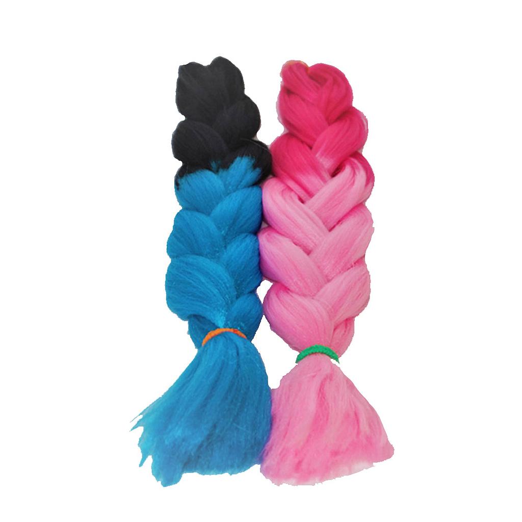 KANECALON RIZADO 100gr  2 COLORES 2-28