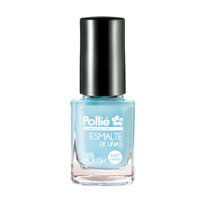 ESMALTE UÑAS azul pastel 12ml POLLIE cx3