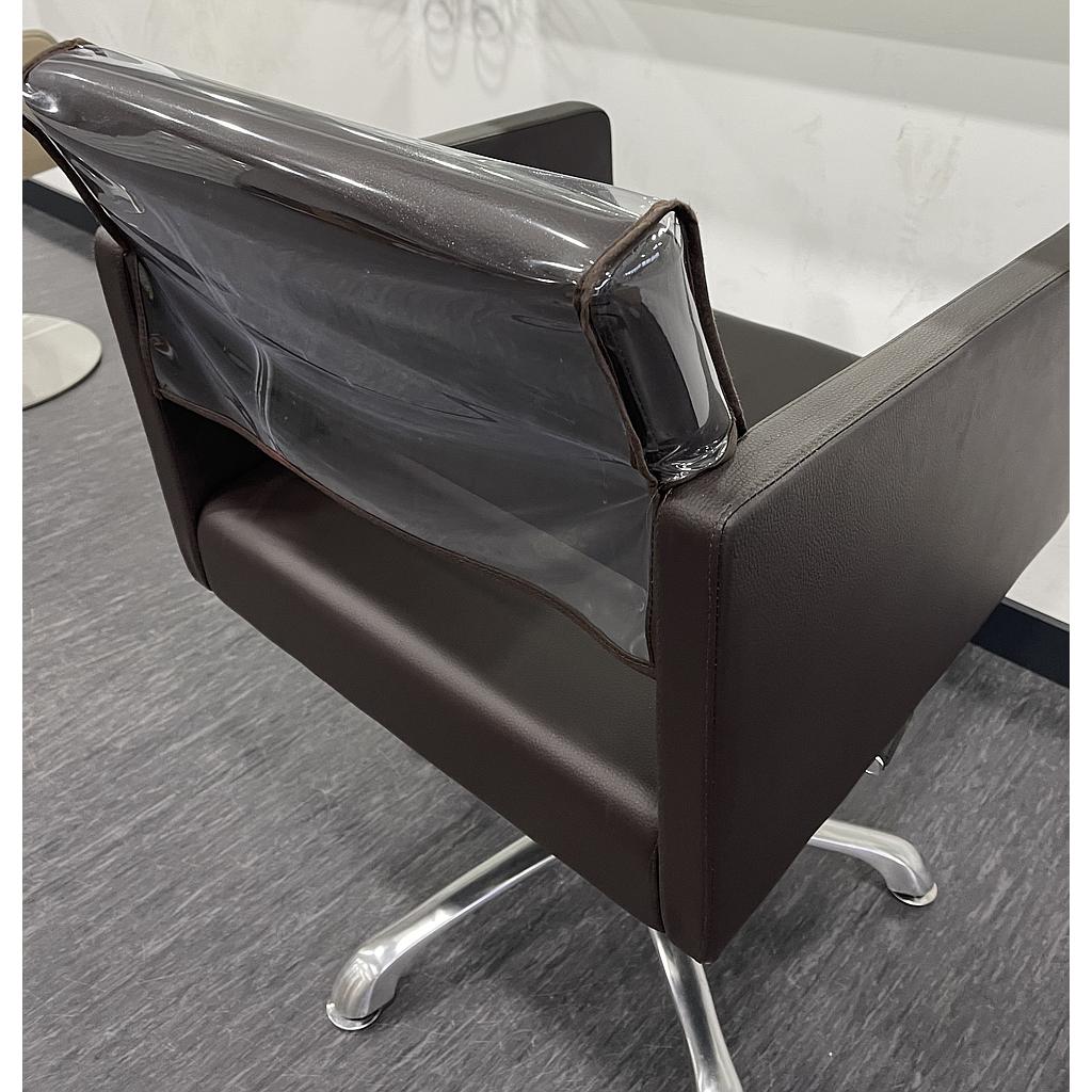 FUNDA SILLA TOCADOR DAFNE / TOKYO / MANHATTAN plastico transparente respaldo
