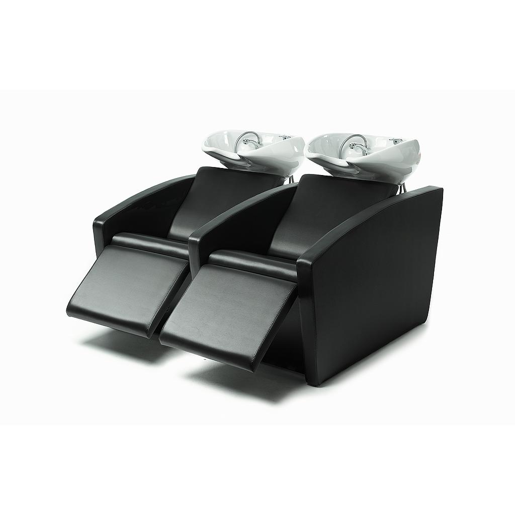 LAVACABEZAS EMOTION II 2 puestos con elevación eléctrica pies