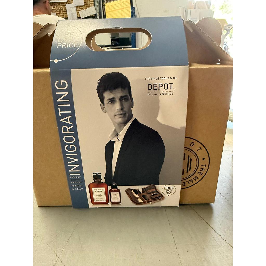 DEPOT INVIGORATING KIT SHOE CARE (ch. 250ml nº105 + tonico 100ml nº205)