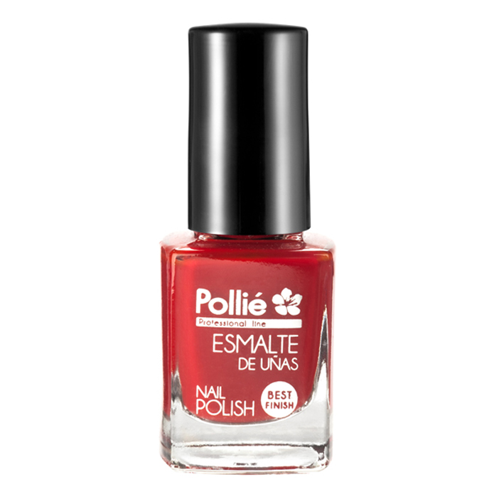 ESMALTE UÑAS rojo pasion 12ml POLLIE cx3