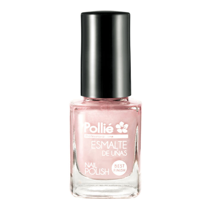 ESMALTE UÑAS rosa nacarado 12ml POLLIE cx3