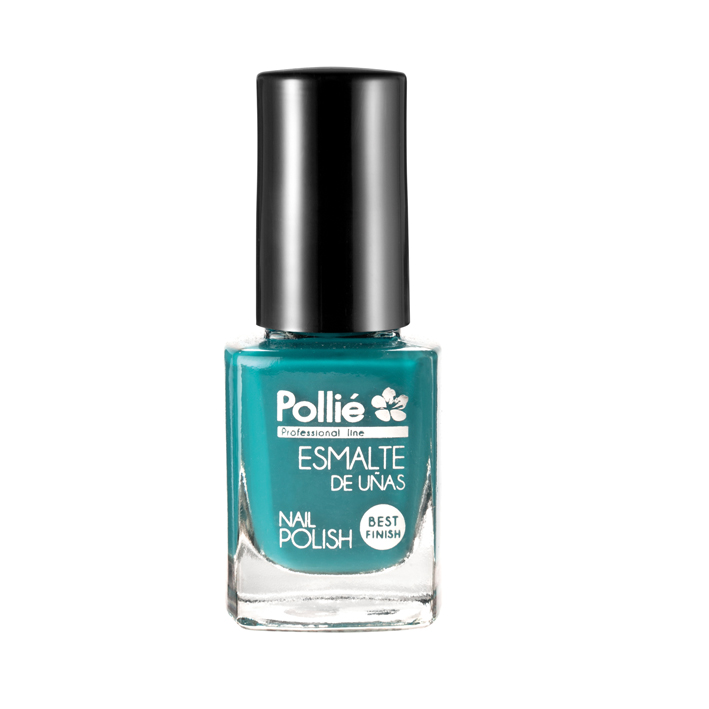 ESMALTE UÑAS verde aguamarina 12ml POLLIE cx3