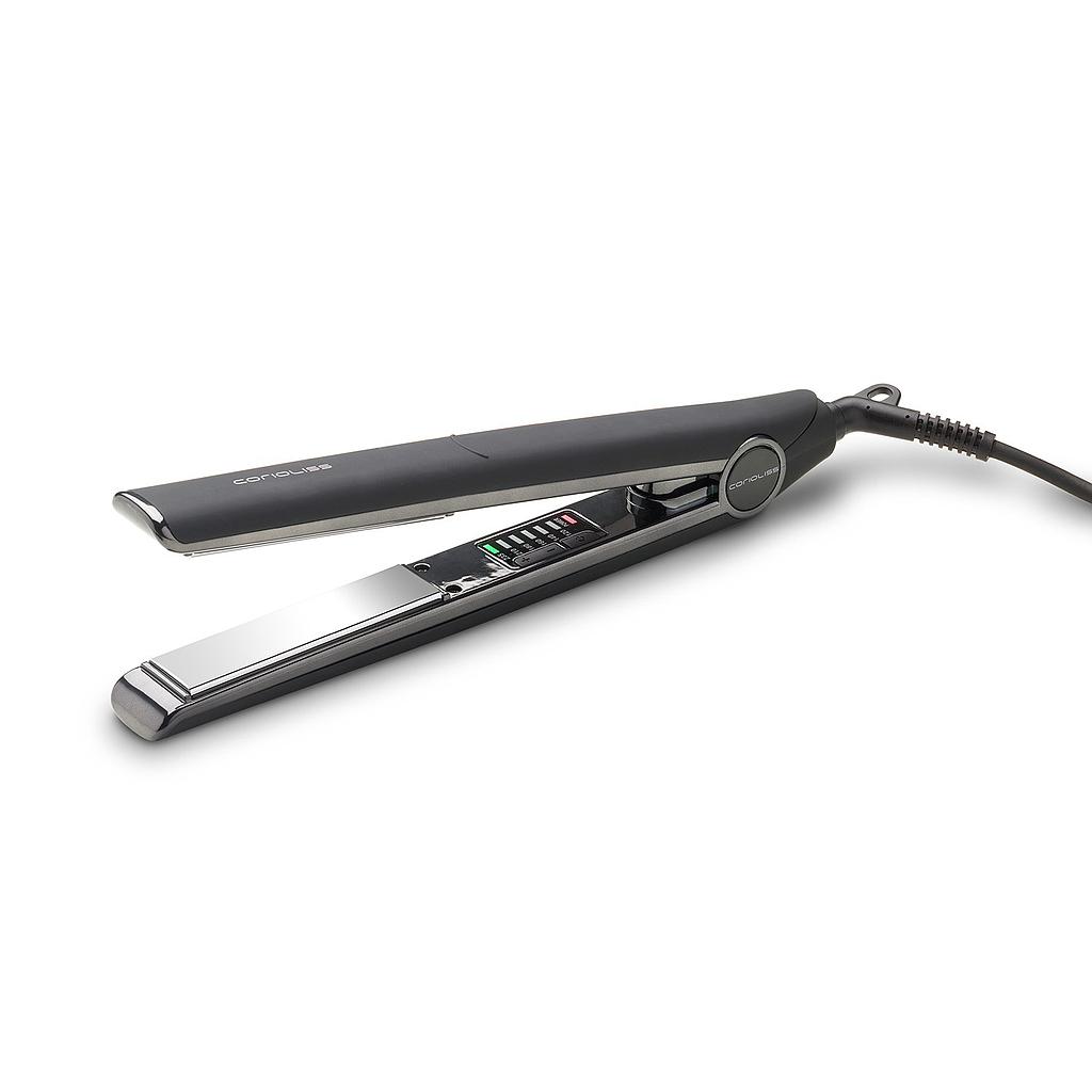 PLANCHA C1 DIGITAL Black Soft Touch Chrome CORIOLISS