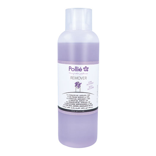 REMOVER REMOVEDOR ESMALTE SEMIPERMANENTE 150ml POLLIE cx19