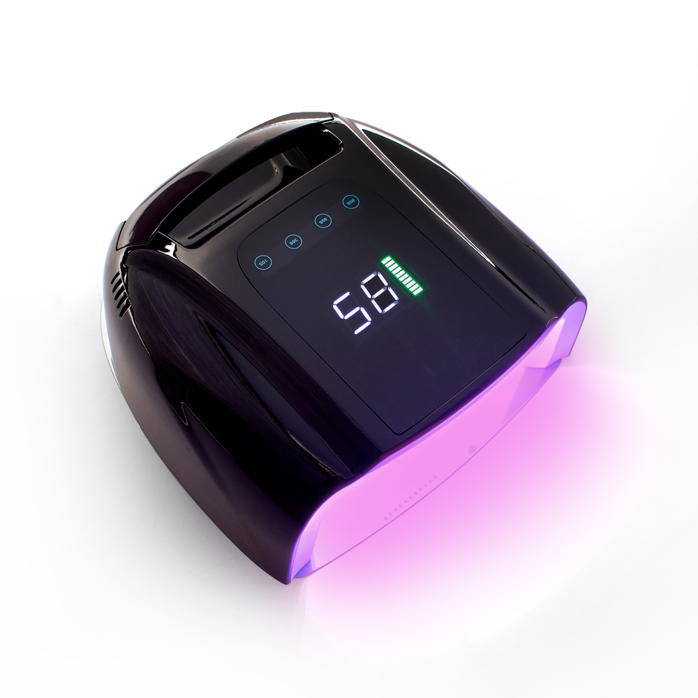 LAMPARA UÑAS LED PRO CURE BATERIA COLOR NEGRO hasta fin de existencias