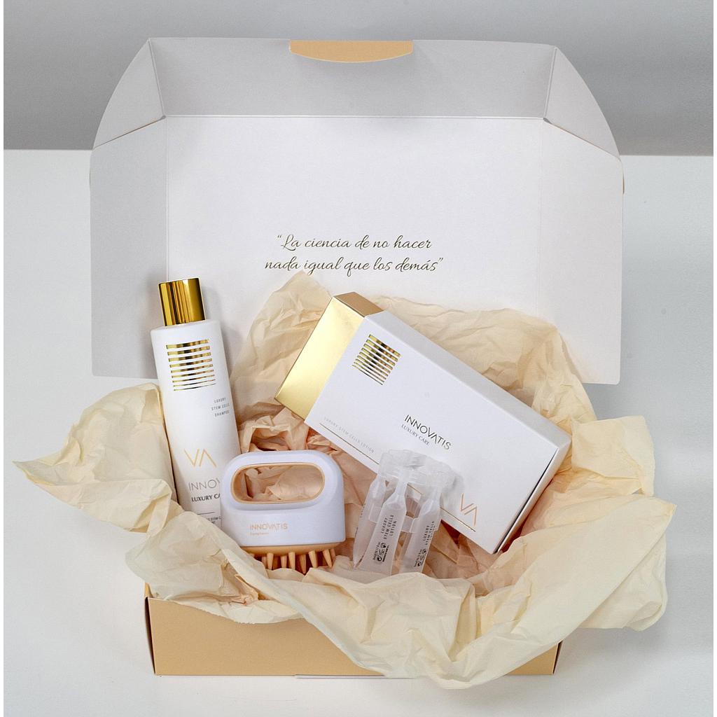 Luxury Stem Cells Lotion Kit Home (lotion viales 15uds(5ml) + ch 250ml regalo+ masajeador regalo)