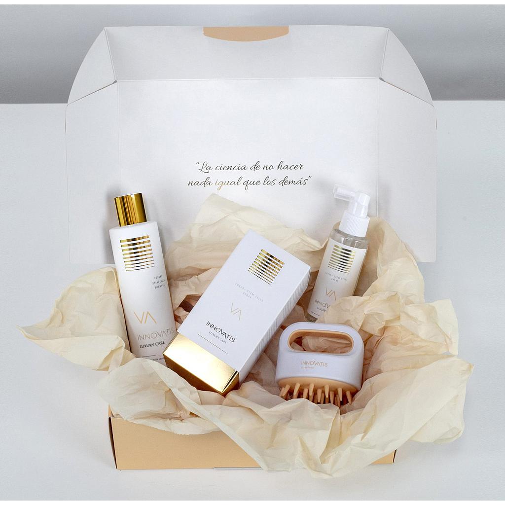 Luxury Stem Cells Spray Kit Home (lotion spray 100ml+ champu 250ml y masajeador regalo)