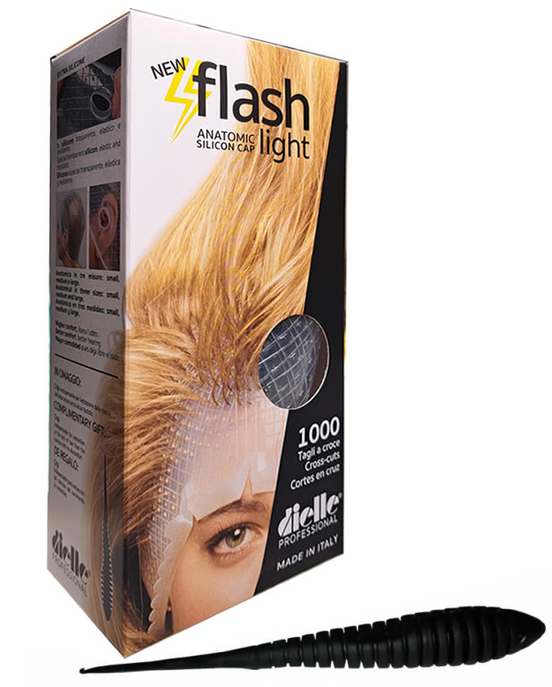 GORRO MECHAS SILICONA FLASH LIGHT mediano DIELLE PROFESIONAL