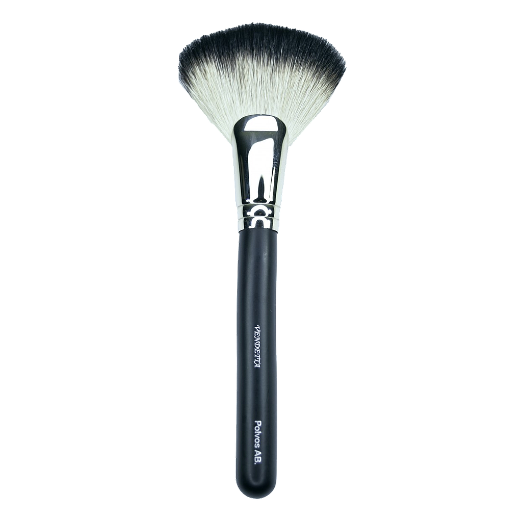 VDT PLATINUM BROCHA POLVOS ABANICO RACOON VENDETA