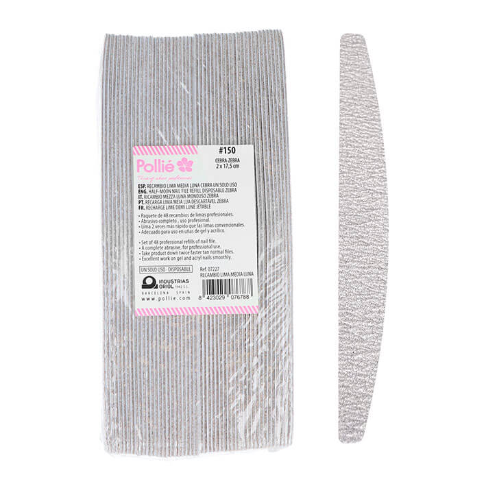 RECAMBIO LIMA ZEBRA ADHESIVA 48uds 150