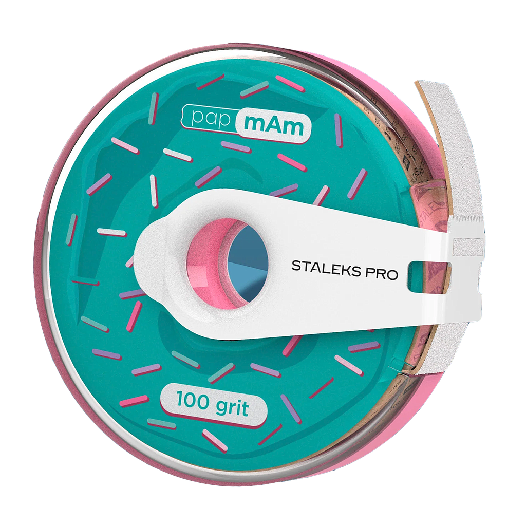 BOBINA PLASTICO DONUT CINTA LIMA DESECHABLE PAPMAM FUNDA EXPERT grano 100 STALEKS