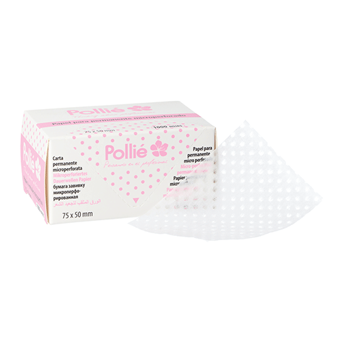PAPEL PERMANENTE MICROPERFORADO DISPENSADOR 1000 uds POLLIE ringlets