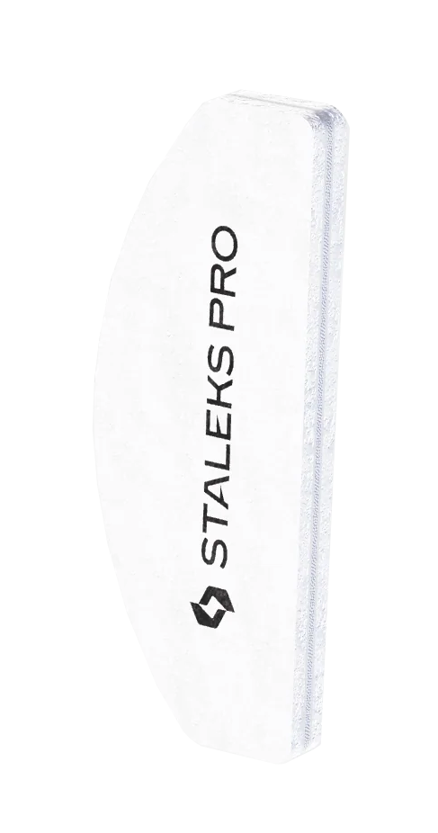 BUFF LIJADOR MINI MEDIA STALEKS PRO grano 100/180 20uds STALEKS